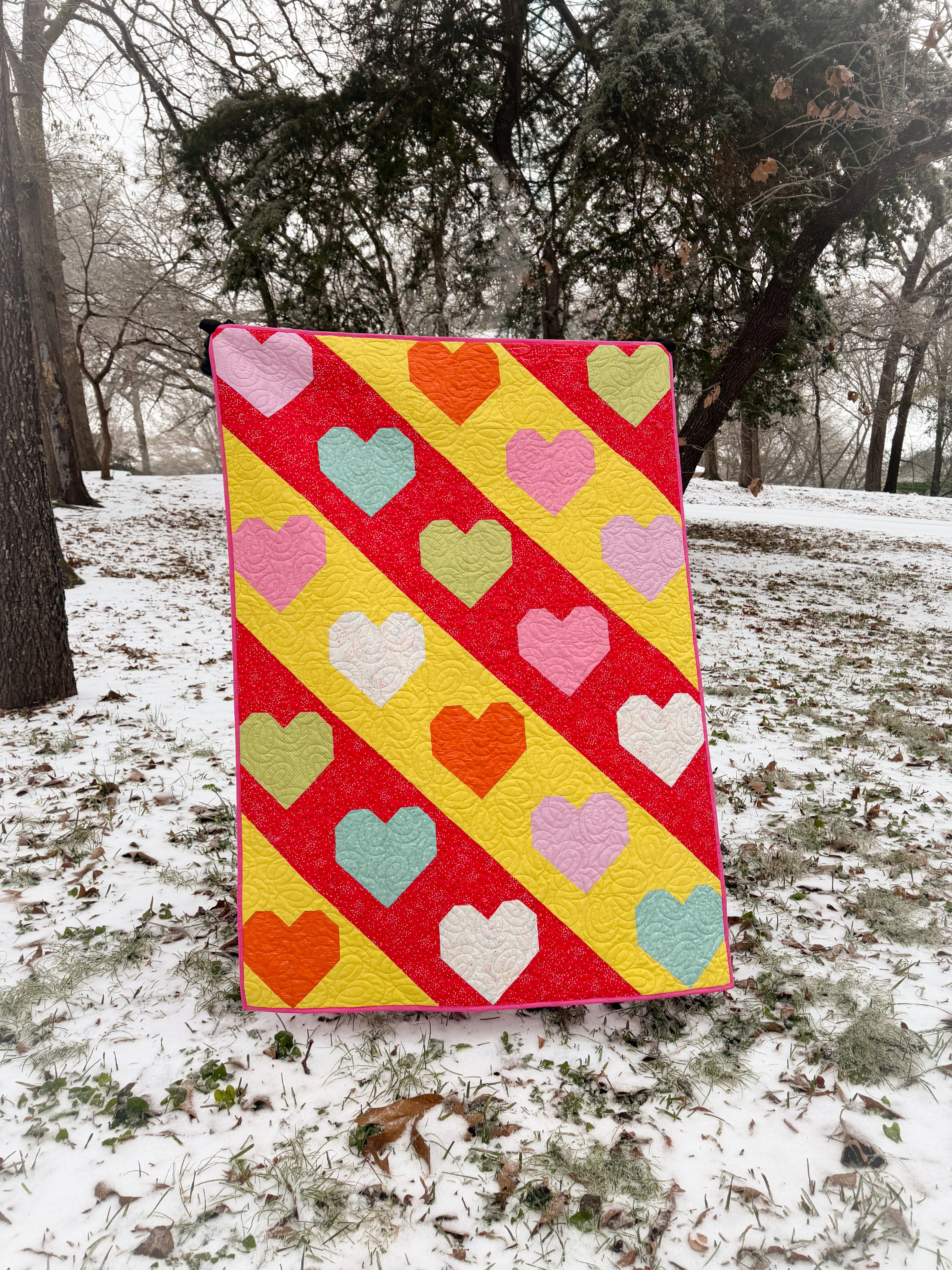 February 2026 Luv Ya Top-a-Long Kit – Running Doe Quilts