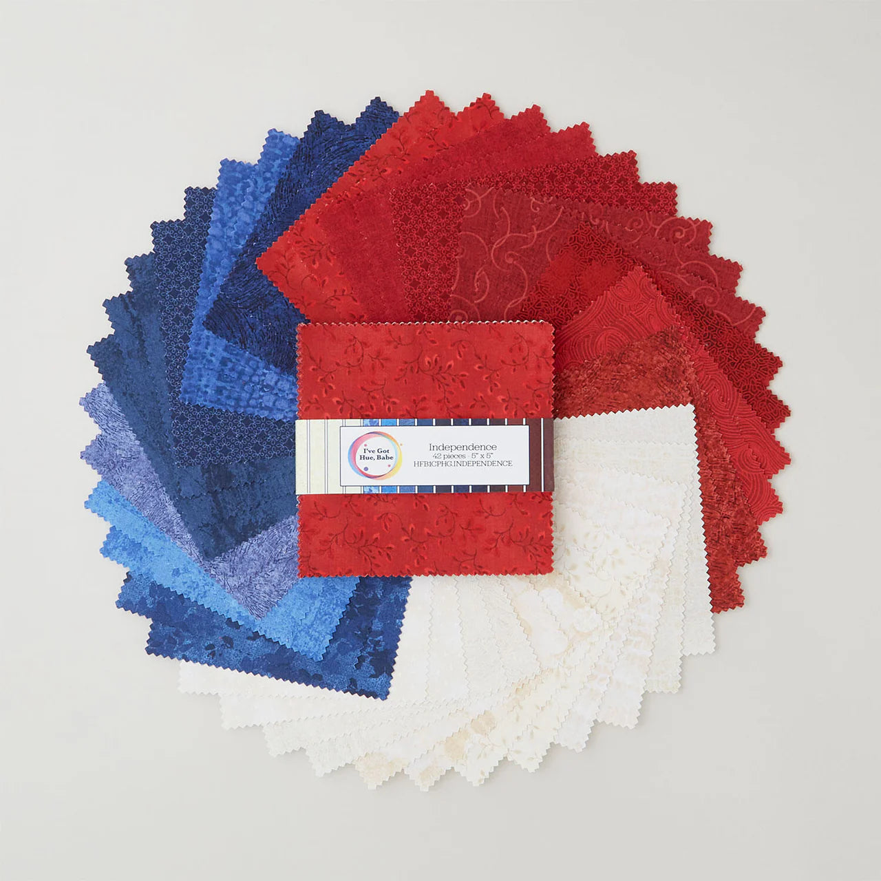 I'VE GOT HUE, BABE Independence 5" Charm Pack