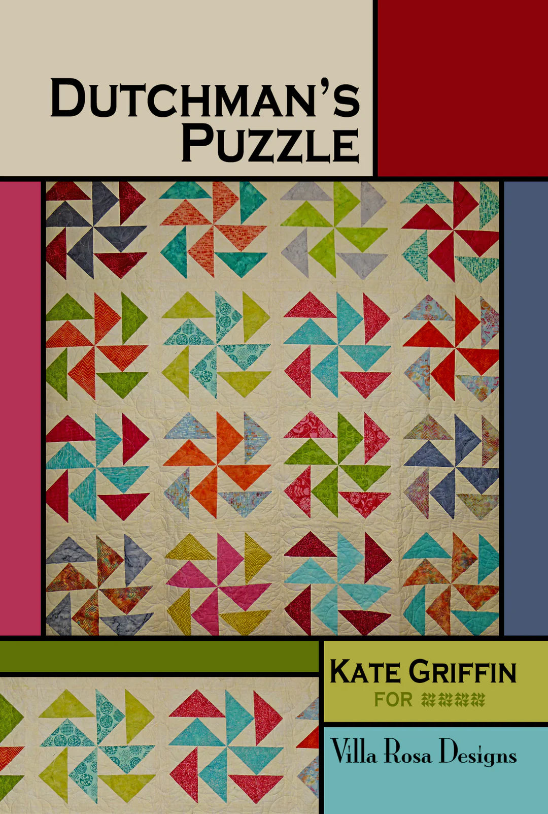 Dutchman's Puzzle Pattern Digital Download