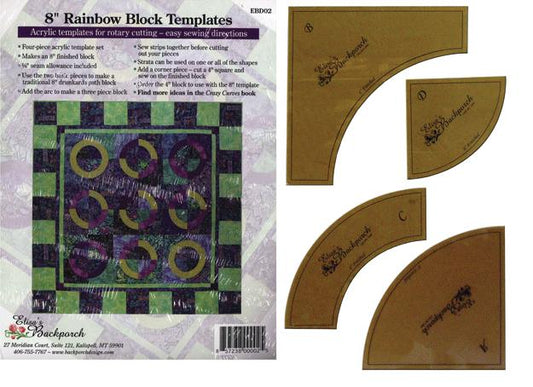 Rainbow Template 8" EBD 02 Elisas Backporch#1