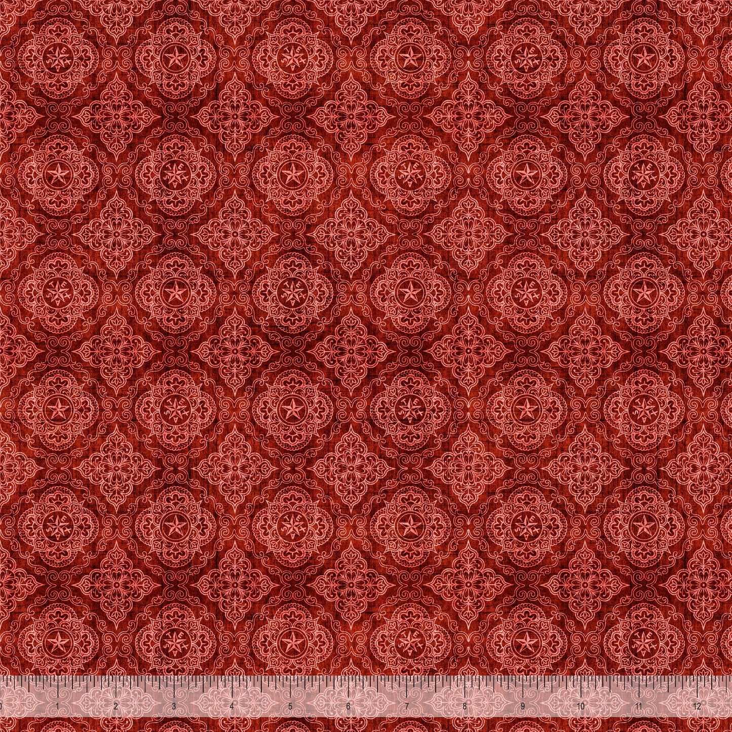 ALL TEXAS SHOP HOP 2026 Western Geo Medallions Brick PRE-ORDER