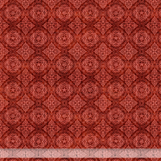 ALL TEXAS SHOP HOP 2026 Western Geo Medallions Brick PRE-ORDER