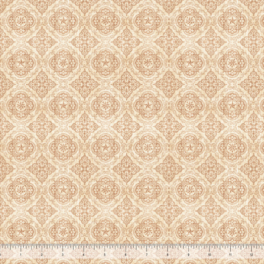 ALL TEXAS SHOP HOP 2026 Western Geo Medallions Tan PRE-ORDER