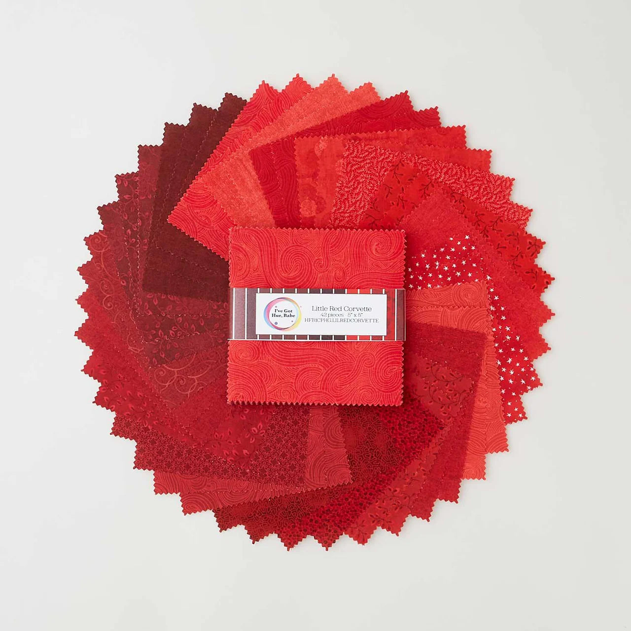 I'VE GOT HUE, BABE Little Red Corvette 5" Charm Pack