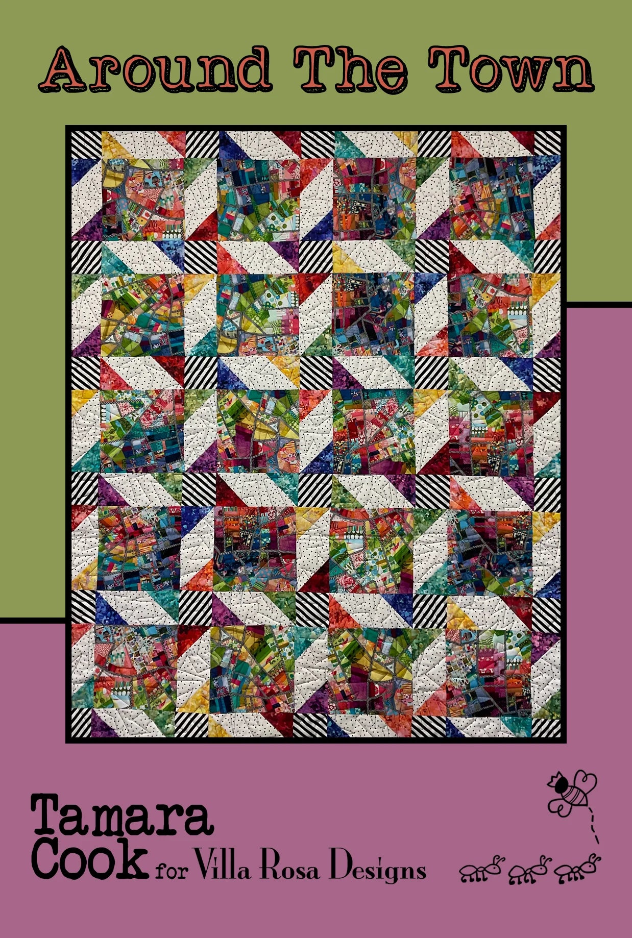 Around The Town Pattern Digital Download