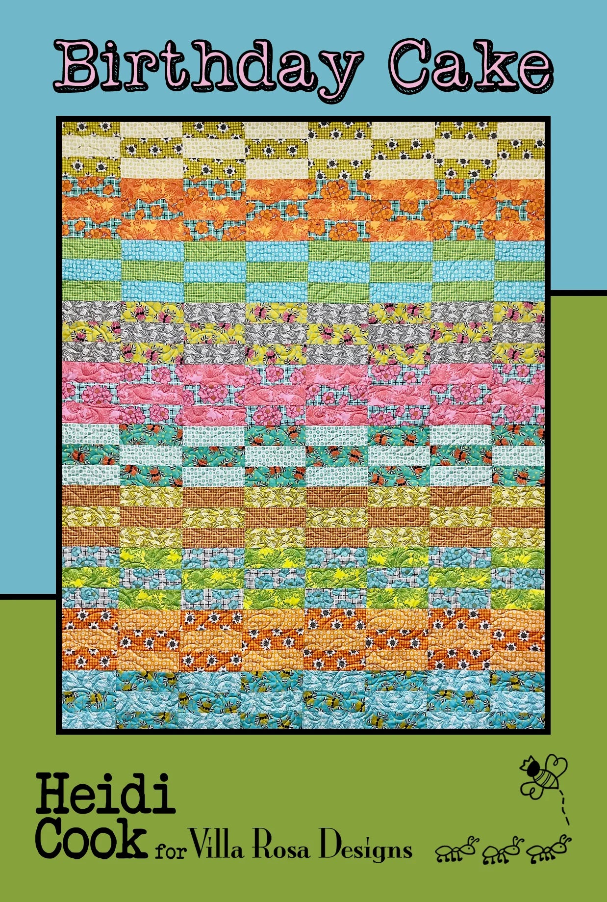 Birthday Cake Pattern Digital Download