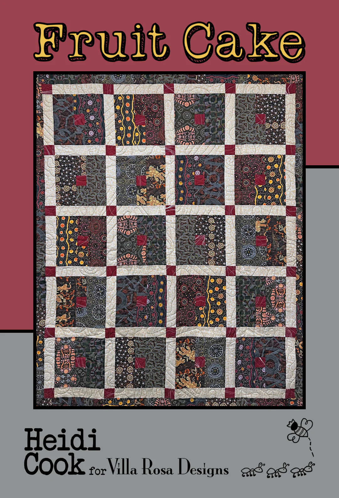 Fruit Cake Pattern Digital Download