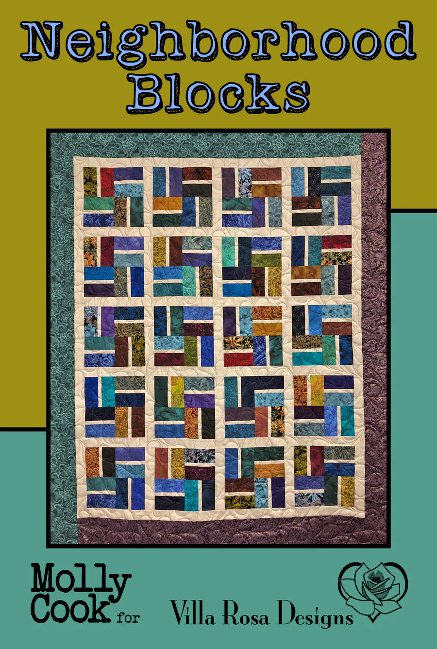 Neighborhood Blocks Pattern Digital Download