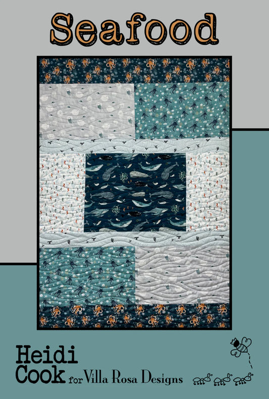Seafood Pattern Digital Download