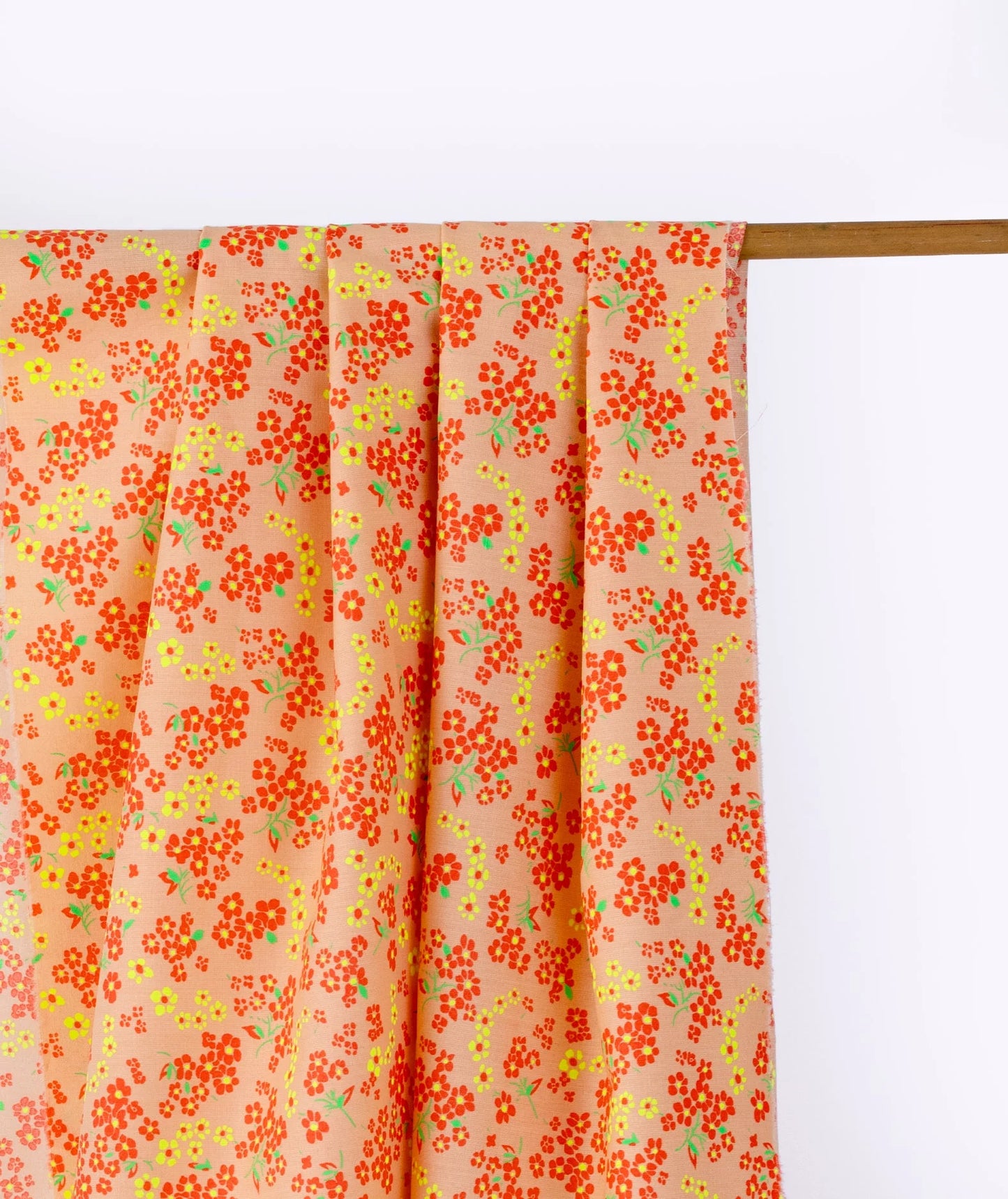 Hanako Melon Printed Cotton Yardage