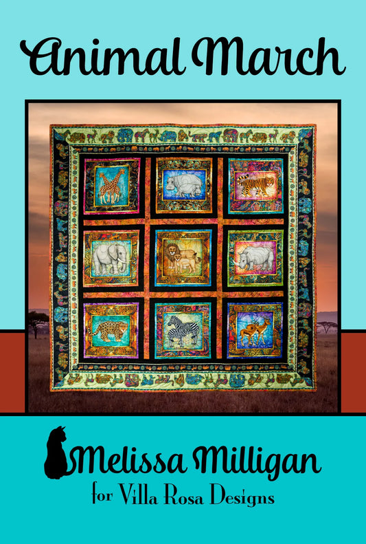 Animal March Pattern Digital Download