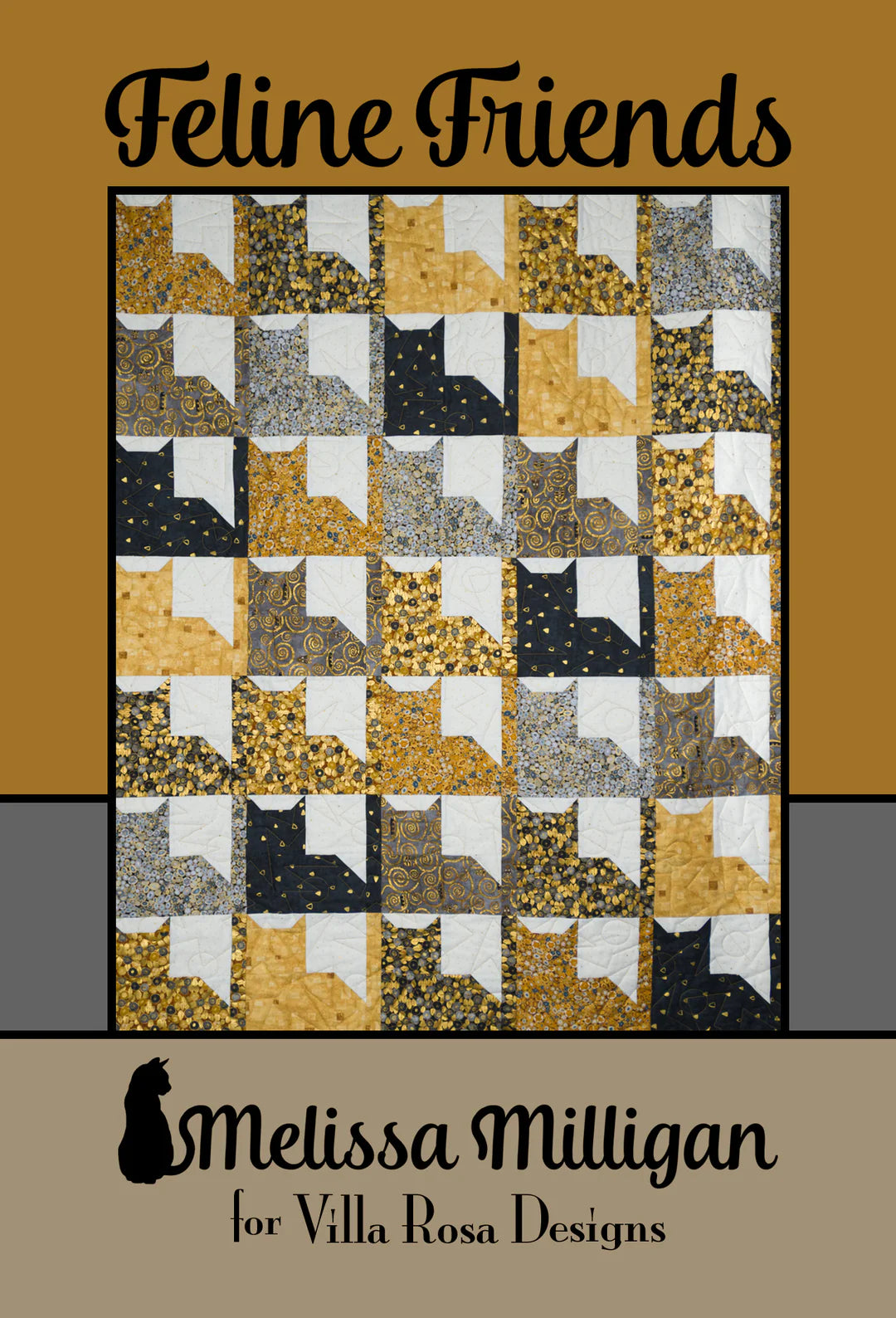 Feline Friends Pattern Digital Download