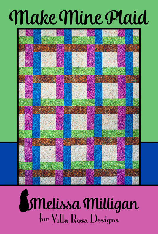 Make Mine Plaid Pattern Digital Download