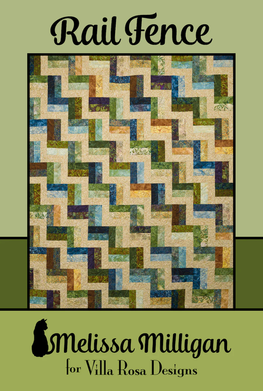 Rail Fence Pattern Digital Download