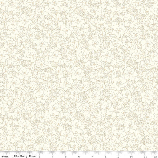 SOUTHERN CHARM Magnolia Tonal Cloud Yardage