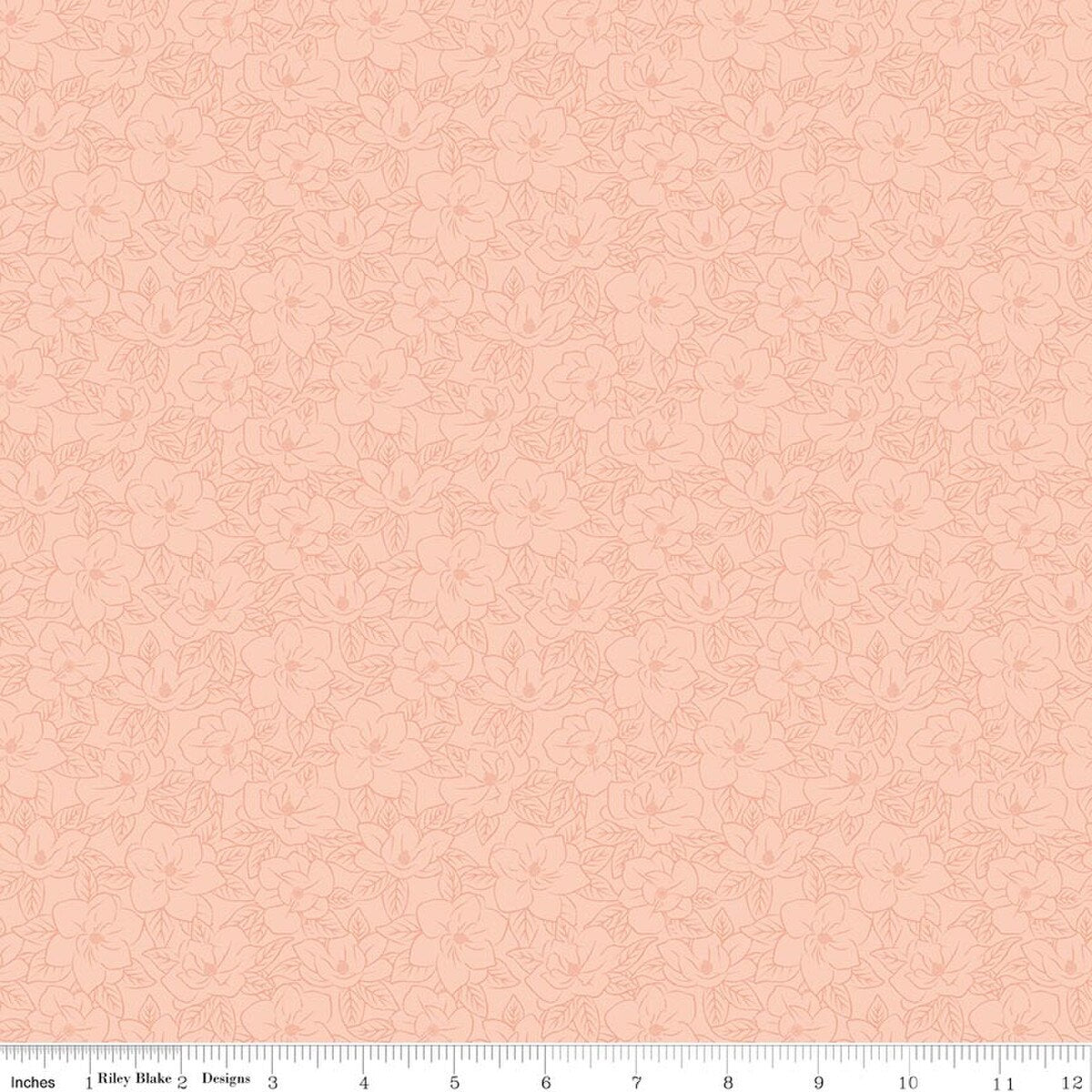 SOUTHERN CHARM Magnolia Tonal Peaches 'n Cream Yardage