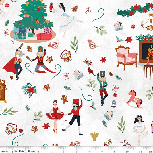 NUTCRACKER TRADITION Main Snow Yardage