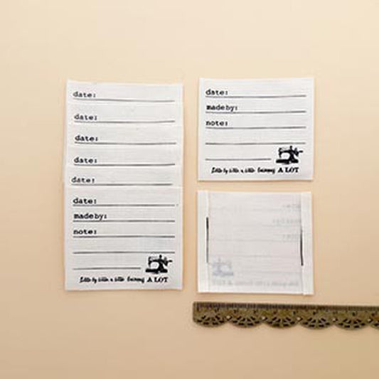 Minki Kim Note Cotton Labels