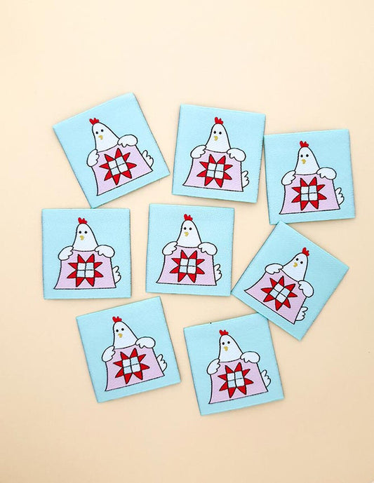 Minki Kim Quilty Hen Woven Labels