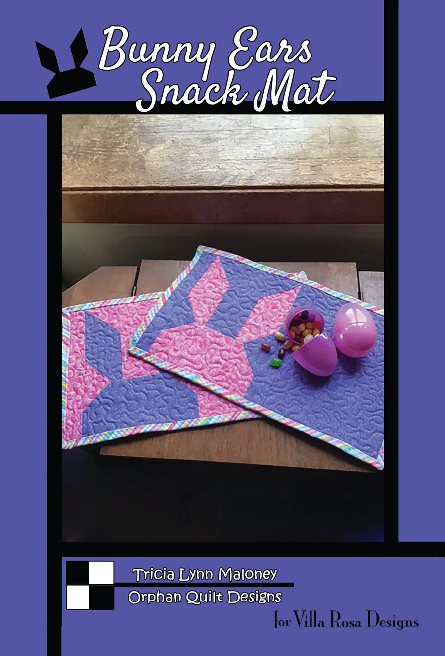 Bunny Ears Snack Mat Pattern Digital Download