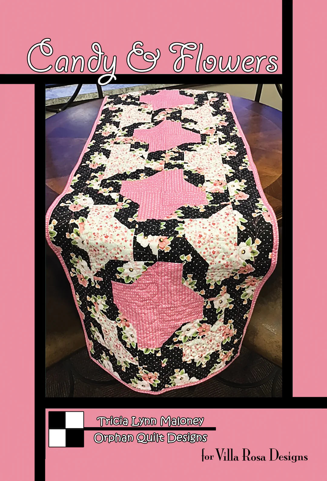 Candy and Flowers Pattern Digital Download