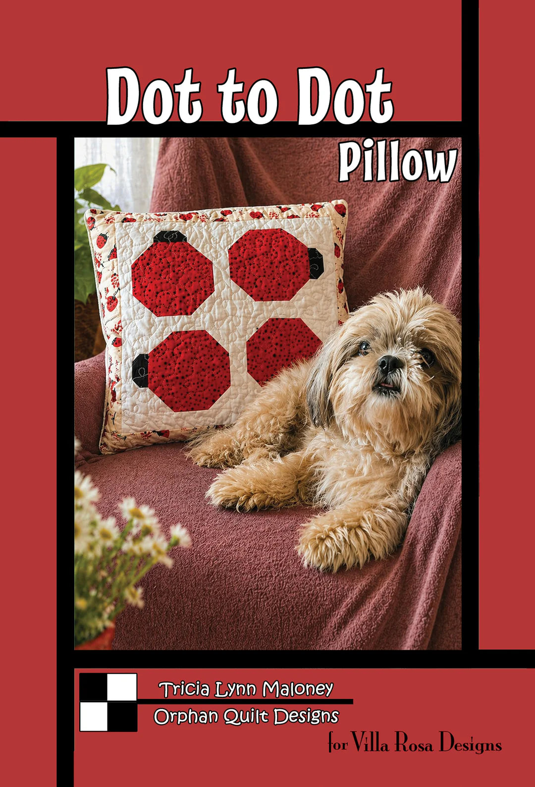 Dot to Dot Pillow Pattern Digital Download