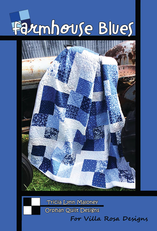 Farmhouse Blues Pattern Digital Download