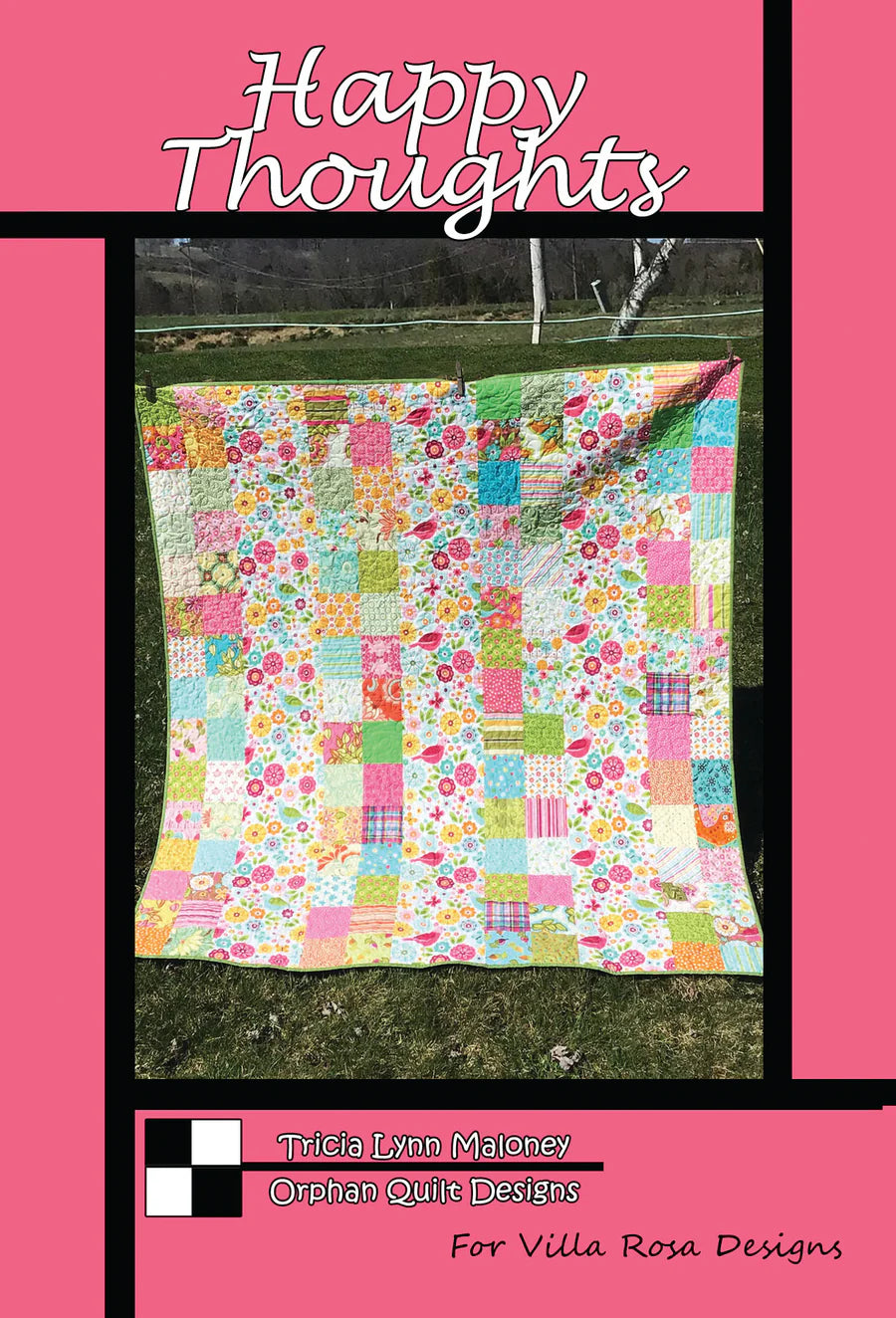 Happy Thoughts Pattern Digital Download
