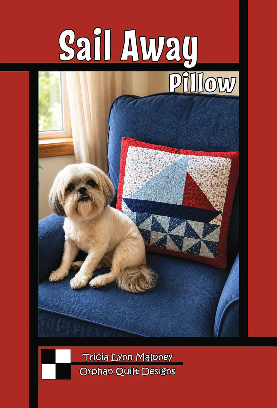 Sail Away Pillow Pattern Digital Download