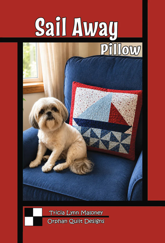 Sail Away Pillow Pattern Digital Download