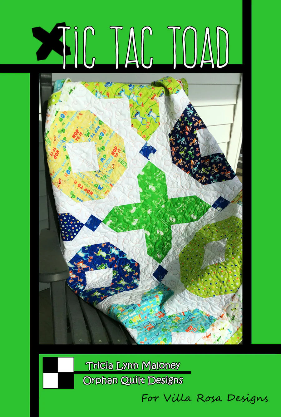 Tic Tac Toad Pattern Digital Download