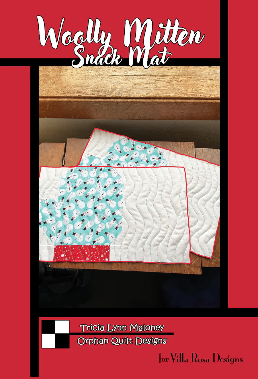 Wooly Mitten Snack Mat Pattern Digital Download