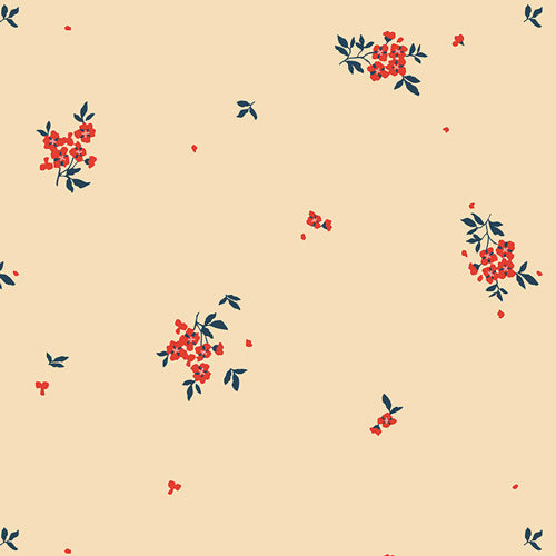THE ORCHARD Windswept Posies Yardage
