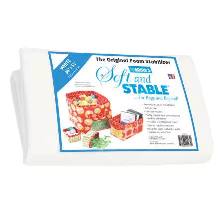 Soft and Stable White 100% Polyester Foam Stabilizer 36" x 58"