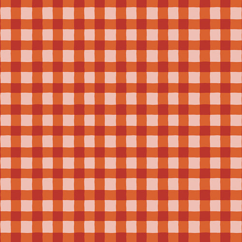 THE ORCHARD Small Plaid of my Dreams Blaze Yardage