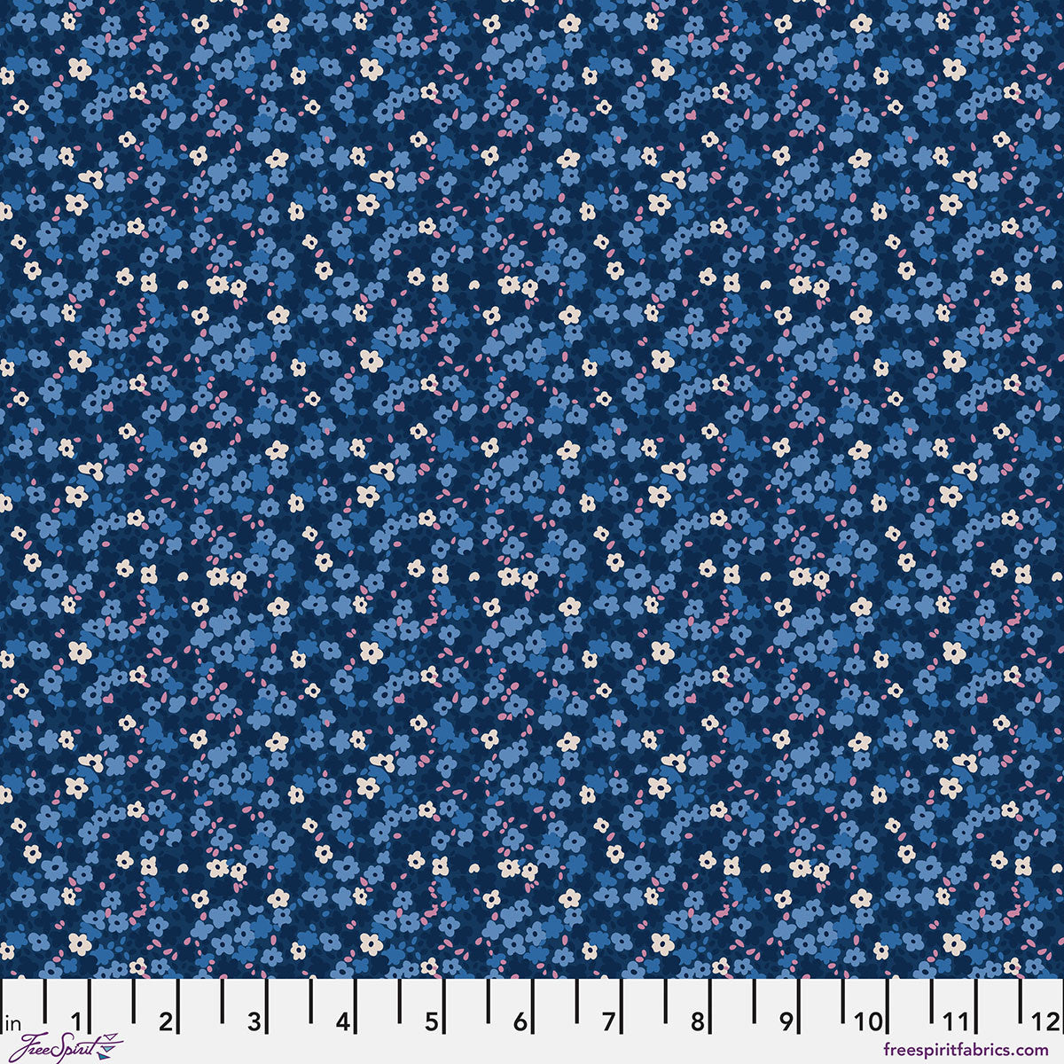 PETITE PRINTS Ditzy - Brambleberry Yardage