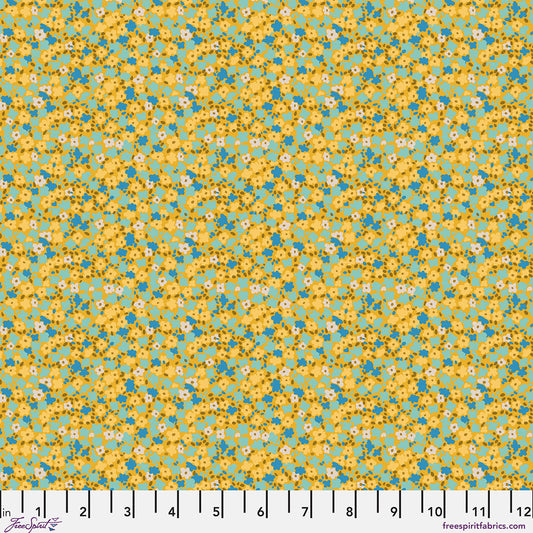 PETITE PRINTS Ditzy - Chamomile Yardage