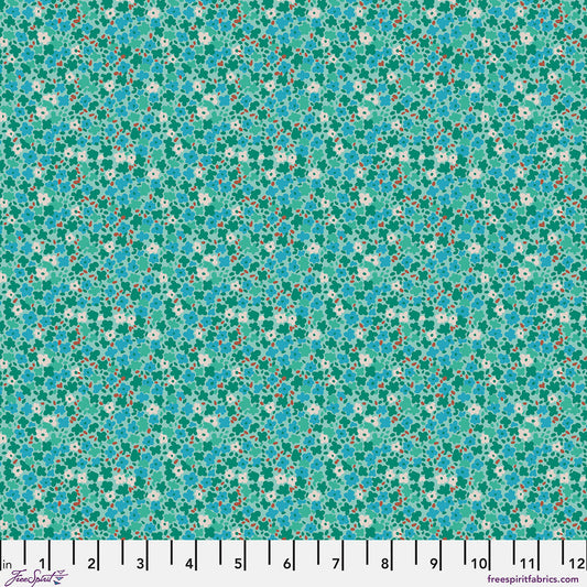 PETITE PRINTS Ditzy - Mint Yardage