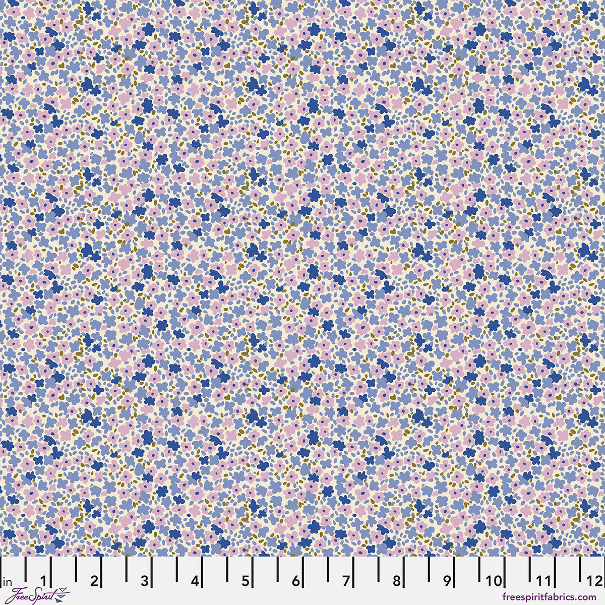 PETITE PRINTS Ditzy - Periwinkle Yardage