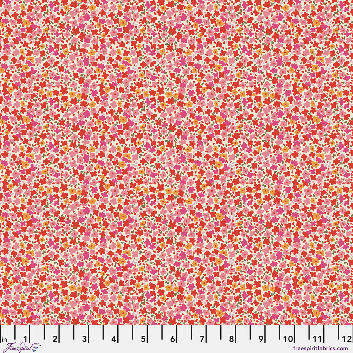 PETITE PRINTS Ditzy - Rosehip Yardage