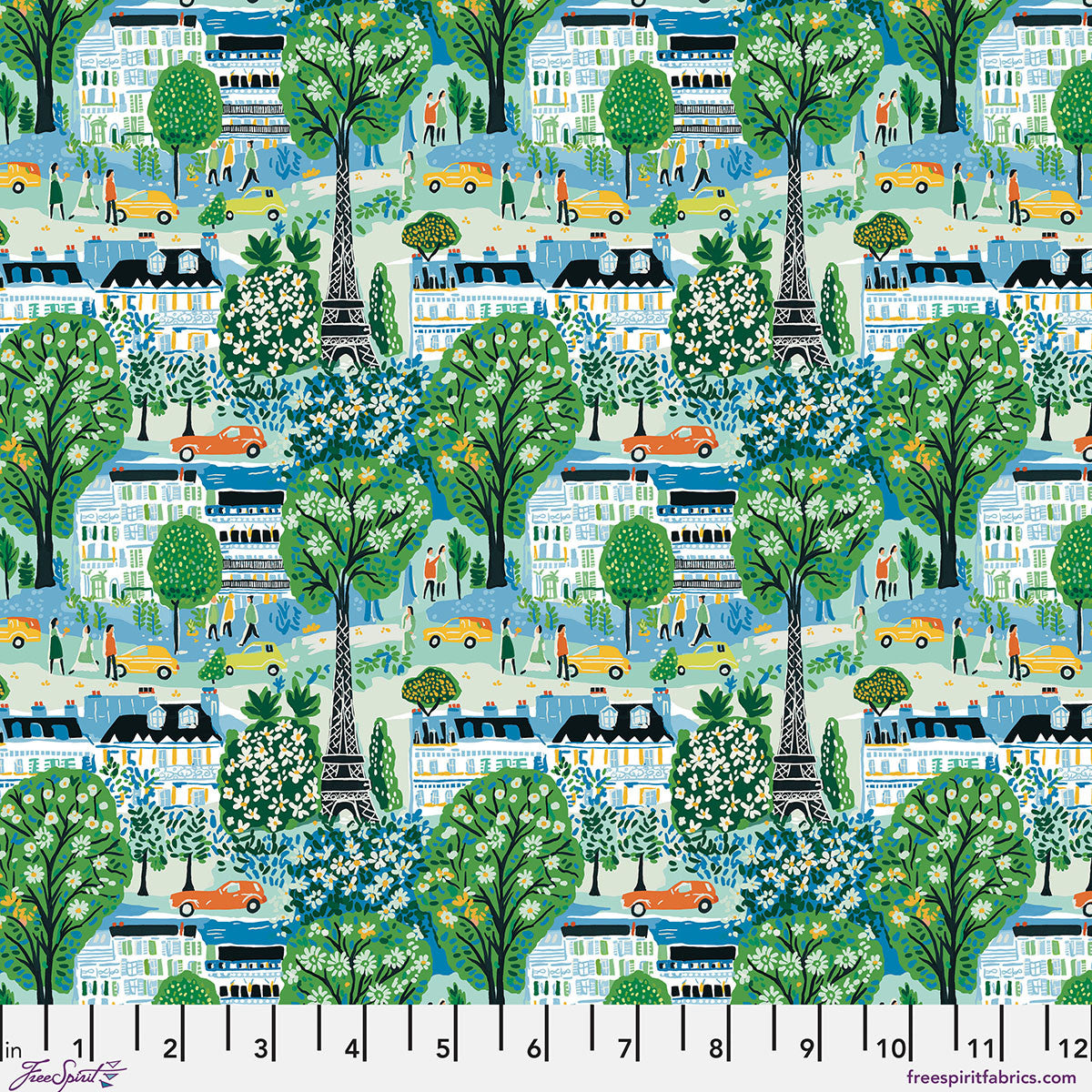 STANNIE & LLOYD Meet Me in Paris - Sky Yardage