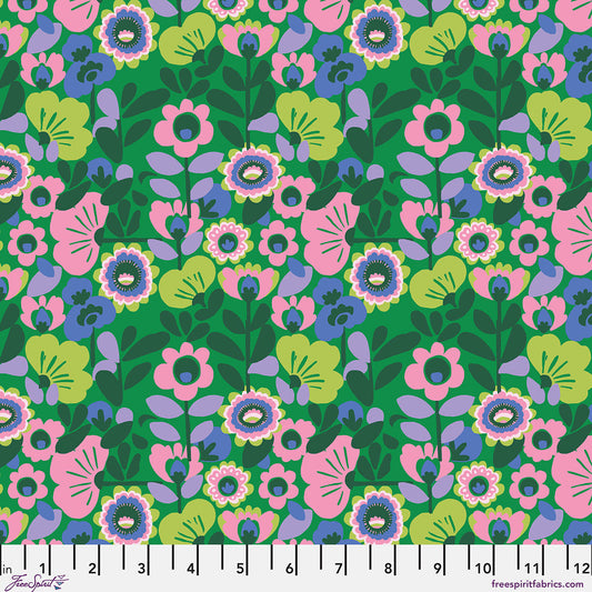 STANNIE & LLOYD Cucumber Sandwich - Basil Yardage