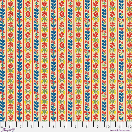 STANNIE & LLOYD Stripe - Tea Yardage