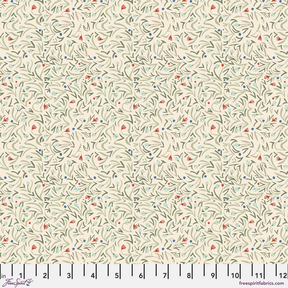 BACKYARD WONDER Field of Flowers Cream Yardage