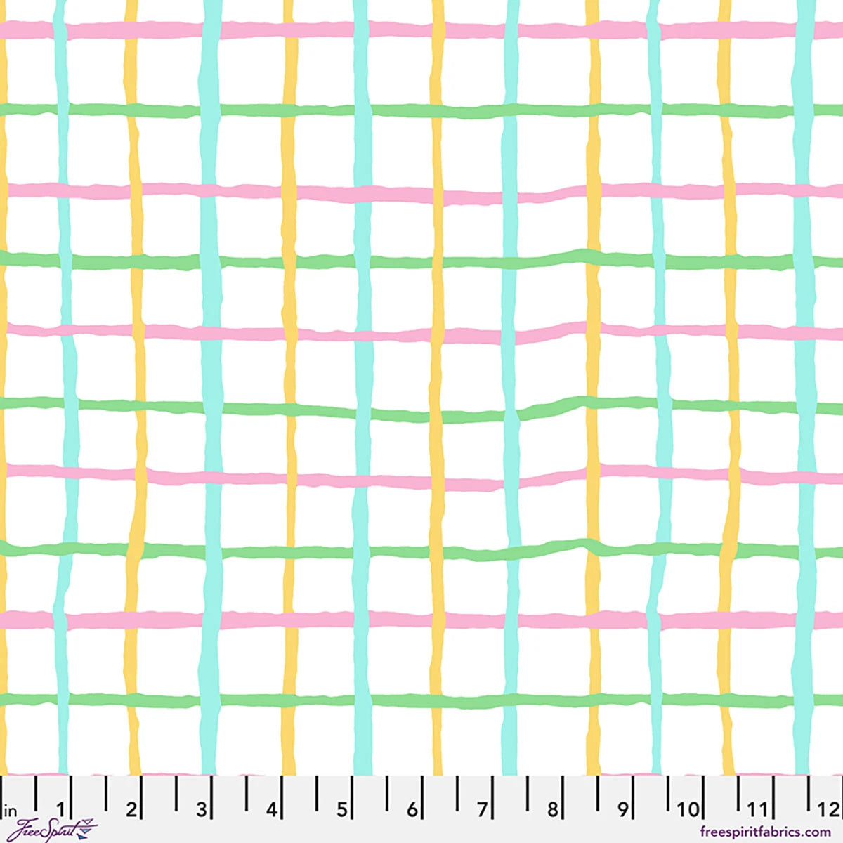 KAFFE COLLECTIVE AUG 2026 Grid - Pastel Yardage