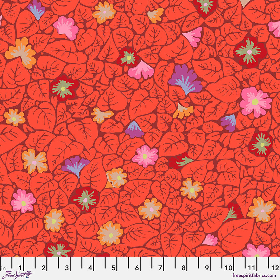 KAFFE: FROM THE ARCHIVES Leaves - Red Yardage