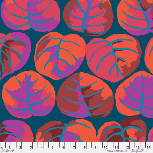 KAFFE FASSETT COLLECTIVE Palm Leaves Red Yardage