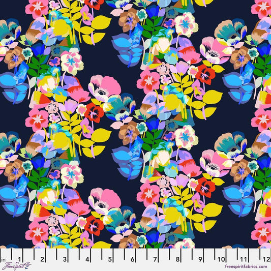 VIBRANT BOTANICA Plumeria - Night Yardage