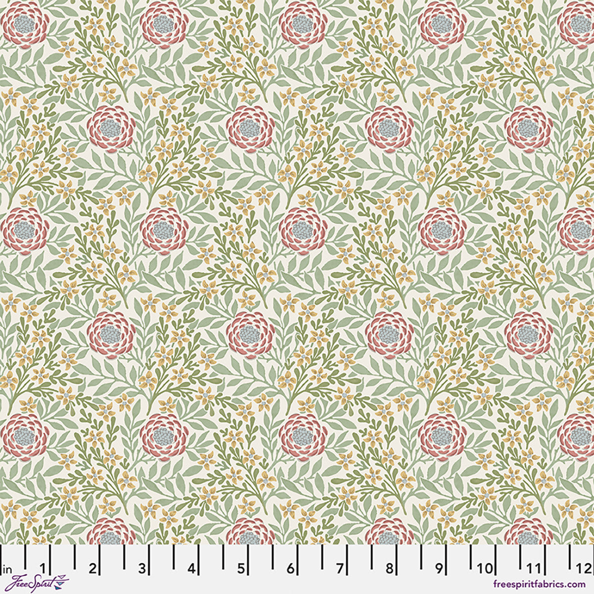 FRENCH FARMHOUSE Marianne - Celadon Yardage