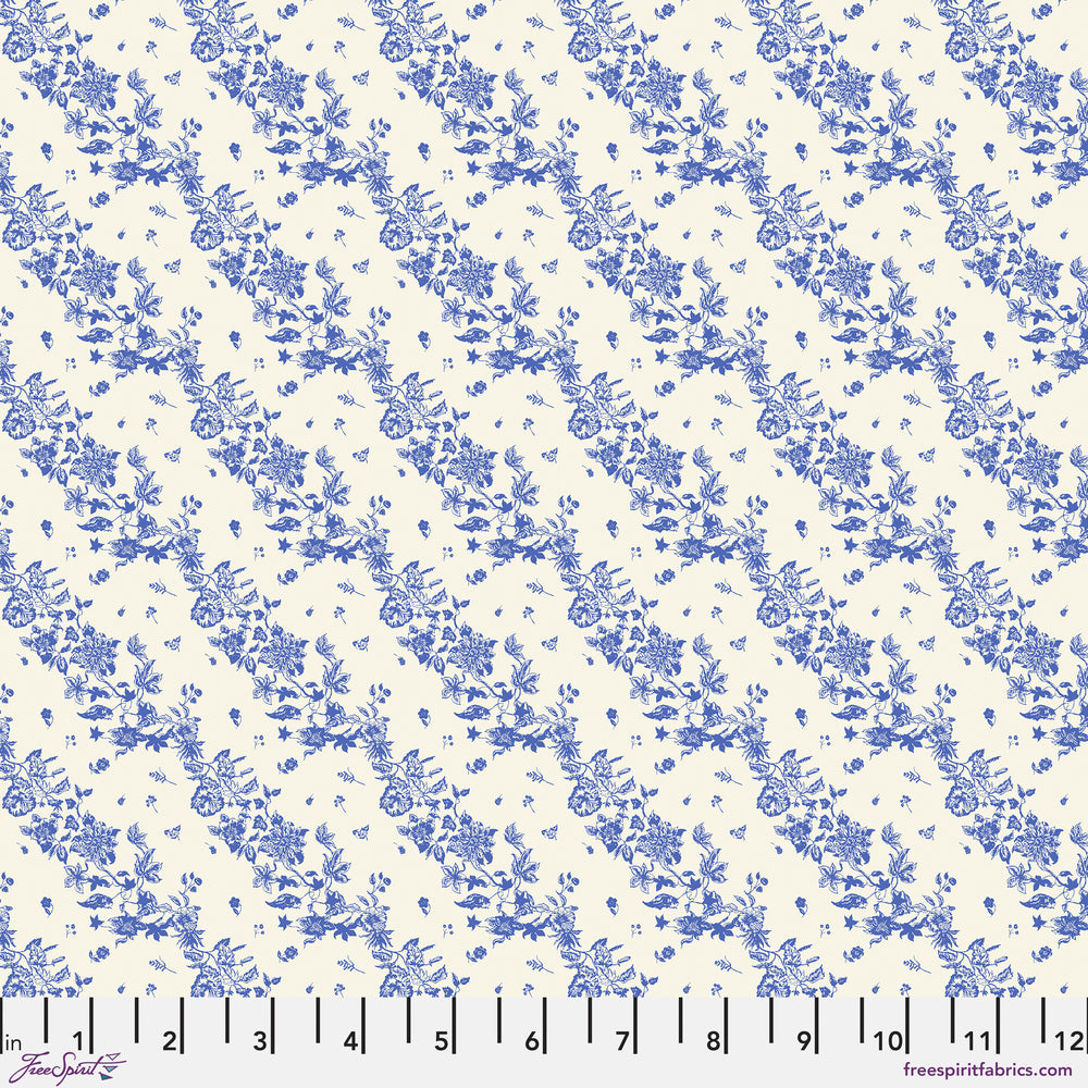 PASTORAL SYMPHONY Garlands - Sky Yardage